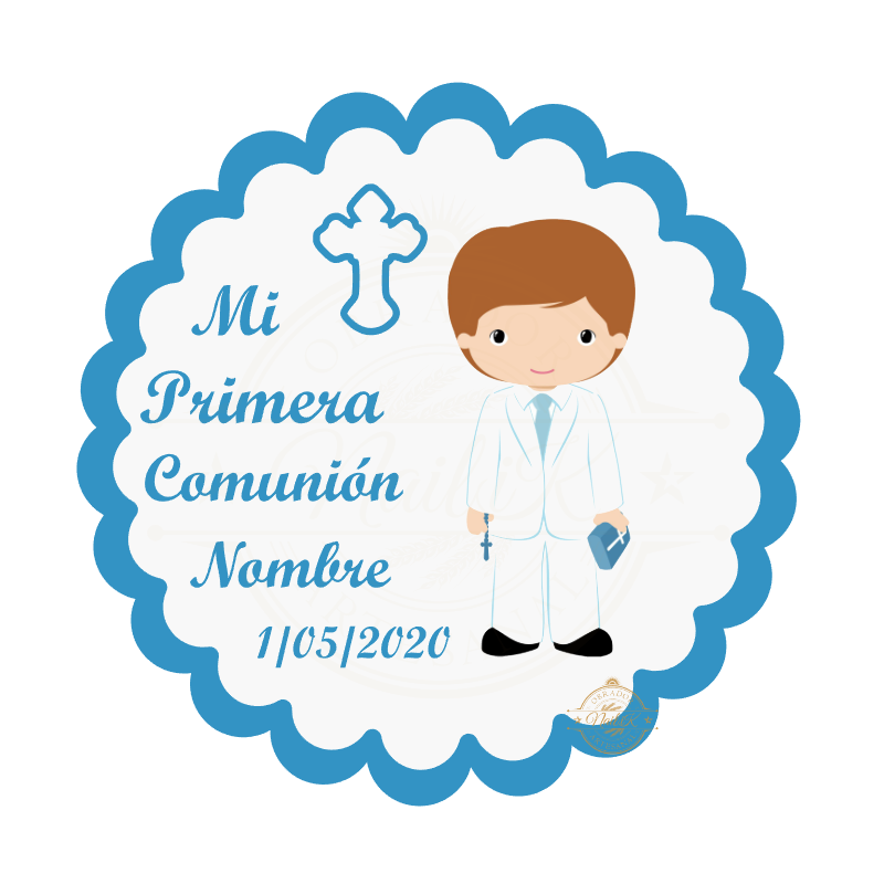 OBLEA COMUNIÓN NIÑO. REF. 00148