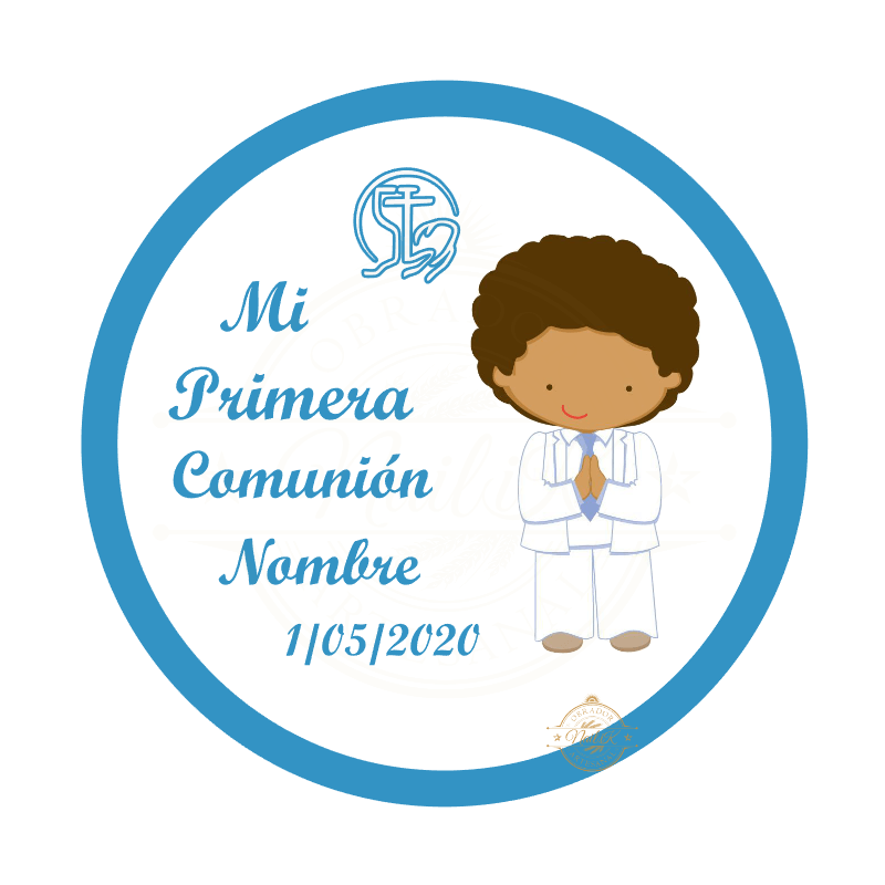 OBLEA COMUNIÓN NIÑO. REF. 00155.