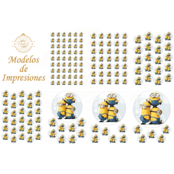 OBLEA MINIONS. REF. 00201