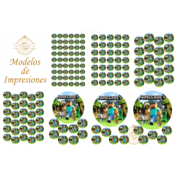 OBLEA MINECRAFT. REF. 00212