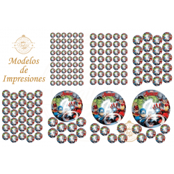 OBLEA AVENGERS. REF. 00237