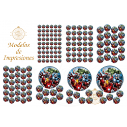 OBLEA AVENGERS. REF. 00239