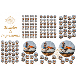 OBLEA MOTOCROSS. REF. 00243