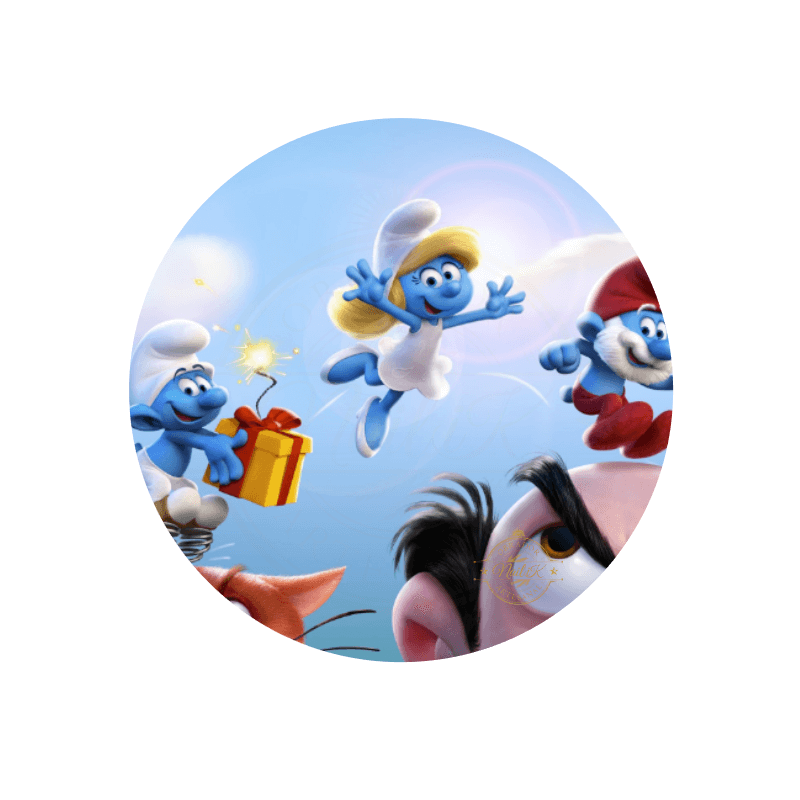 OBLEA LOS PITUFOS. REF. 00127