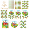 OBLEA GRANJA ANIMALES. REF. 00272