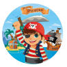 OBLEA PIRATAS. REF. 00113