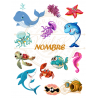 KIT ANIMALES MARINOS COMESTIBLE. REF. 00285