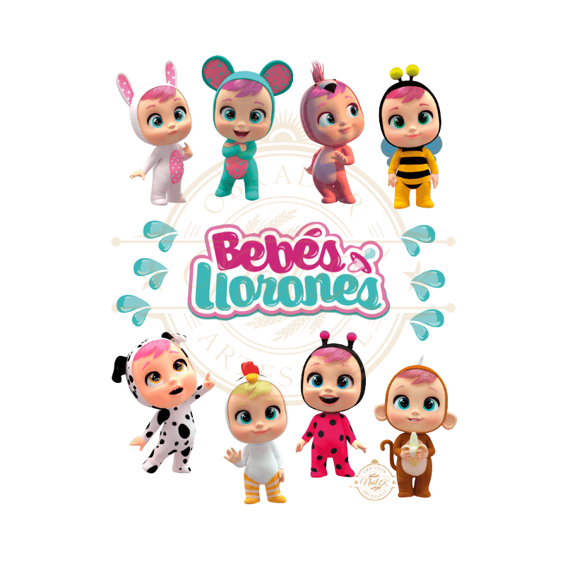 KIT BEBÉS LLORONES COMESTIBLE. ERF. 00288