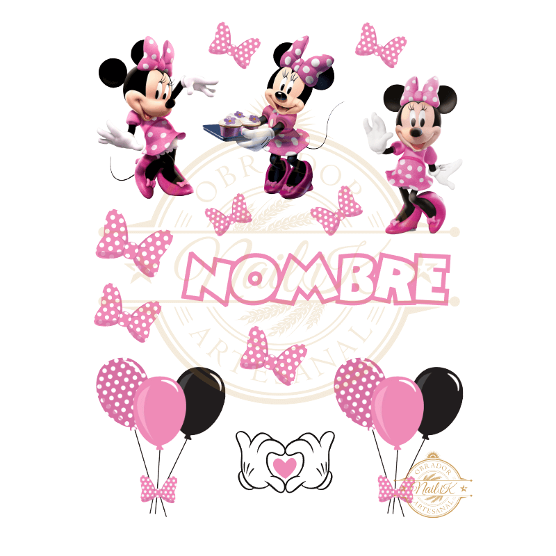 KIT MINNIE MOUSE COMESTIBLE. REF. 00290