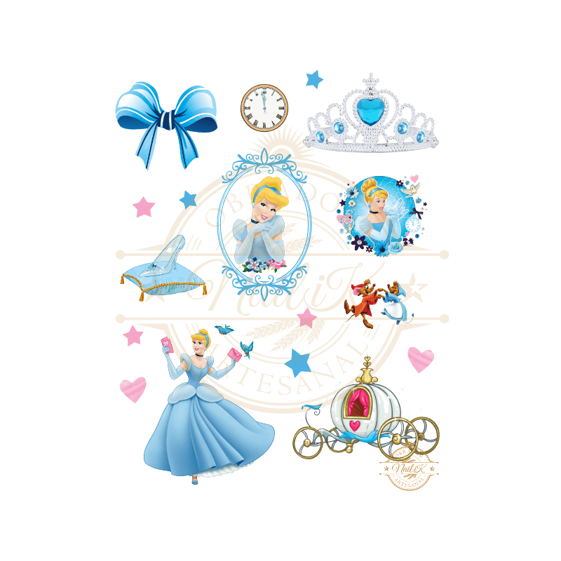 KIT LA CENICIENTA COMESTIBLE. REF. 00294